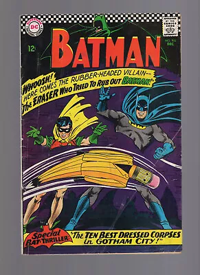 Buy Batman #188 - DC Comics 1967 - 1st Appearance Human Eraser - Lower Grade • 15.52£