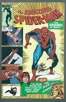 Buy **amazing Spider-man #259**1984 Marvel**signed Ron Frenz**mary Jane Watson*nm/vf • 23.29£