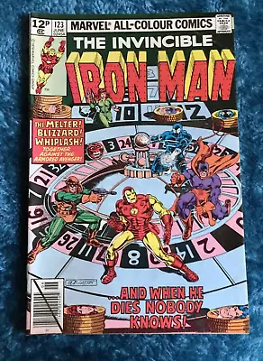 Buy Free P & P: Iron Man #123, June 1979:  Casino Fatale  • 5.99£