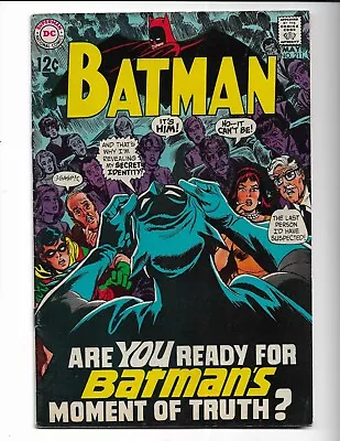 Buy Batman 211 1969 DC Comics F 6.0 Alfred Pennyworth Robin Commissioner Gordon • 29.51£