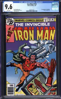Buy Iron Man #118 Cgc 9.6 White Pages // 1st Appearance Of Jim Rhodes 1979 • 132.02£