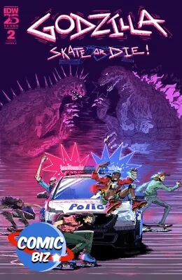 Buy Godzilla: Skate Or Die #2 (2024) 1st Printing Main Cover Idw Publishing • 5.15£