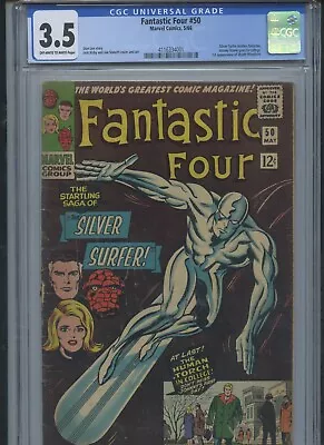 Buy Fantastic Four #50 1966 CGC 3.5 • 159.49£