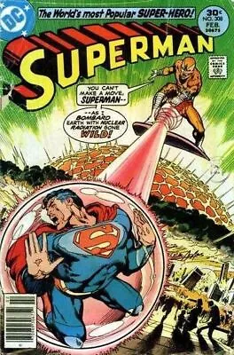Buy Superman (1939) # 308 (7.0-FVF) Neal Adams Cover, Supergirl,  The Protector 1977 • 6.30£