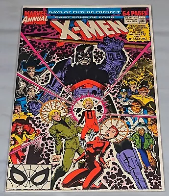 Buy Uncanny X-men Vol. 1 Annual #14 (1st Cameo Of Gambit) Marvel Comics 1990 VFN • 24.95£