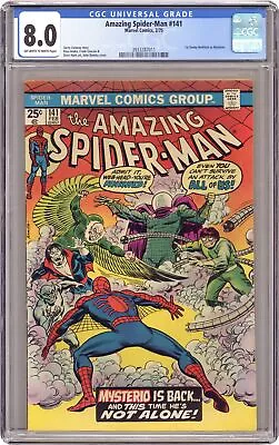 Buy Amazing Spider-Man #141 CGC 8.0 1975 3933287011 • 89.31£
