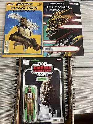 Buy STAR WARS HALCYON LEGACY #5 BOSSK LOT EM GIST VARIANT COVER 2022 Bounty Hunters • 5.82£