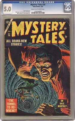 Buy Mystery Tales #26 CGC 5.0 1955 1226368008 • 310.64£