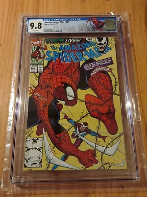 Buy Amazing Spider-Man #345 CGC 9.8 - Cletus Kasady  CARNAGE  3/91🔥 Custom Label 🔥 • 93.19£