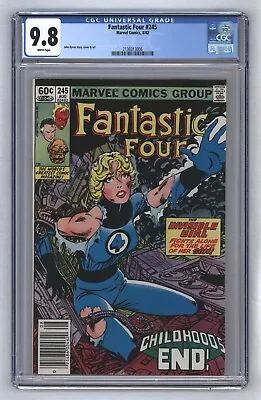 Buy Fantastic Four #245 1st Franklin Richards Avatar Newsstand Variant 1982 CGC 9.8 • 135.91£