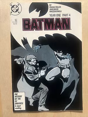 Buy BATMAN #407 ( 1987 DC Comics ) High Grade - Year One Part 4 • 18.64£