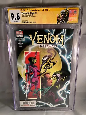 Buy VENOM FIRST HOST #3 CGC 9.6 SS MARK BAGLEY Marvel Comics 2018 1st App Sleeper • 69.89£