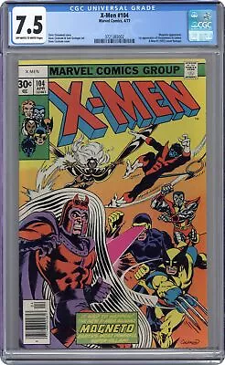 Buy Uncanny X-Men #104 CGC 7.5 1977 3721383002 1st App. Starjammers • 97.25£