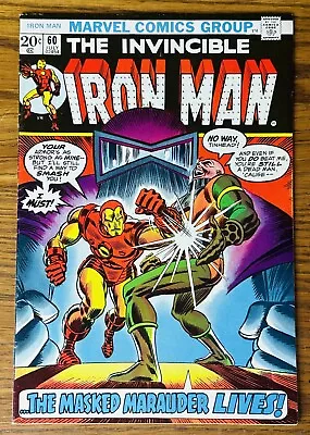 Buy IRON MAN #60 Masked Marauder Appearance Mike Esposito Art Marvel 1973 ASM 122 Ad • 27.22£