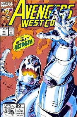 Buy Free P&P; Avengers West Coast #89, Dec 1992:   The Ultimate Ultron!  • 4.99£