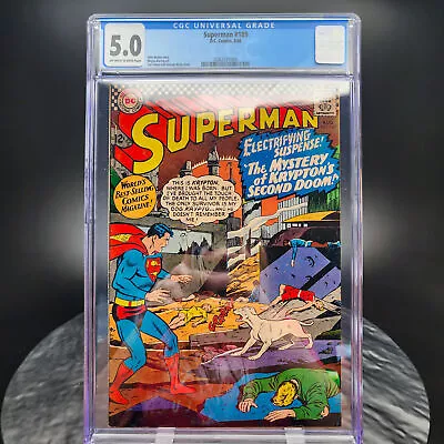 Buy Superman #189 (1966) CGC 5.0, Curt Swan Art, DC Comics Vintage Collectible 🐈 • 80.57£