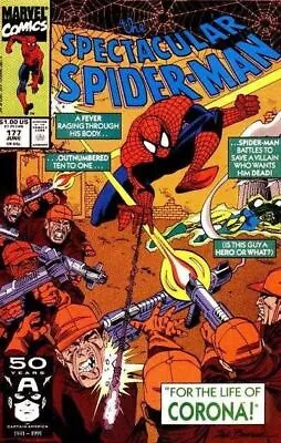 Buy Spectacular Spider-Man (1976) # 177 (7.0-FVF) Corona 1991 • 6.30£