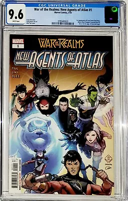 Buy War Of The Realms: New Agents Of Atlas #1 CGC 9.6 Marvel 2019 1st Luna Wave Aero • 70.71£