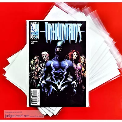 Buy Marvel Inhumans Etc  Comic Bags And Boards Size17 For Thin Graphic Novels X 25 . • 19.99£