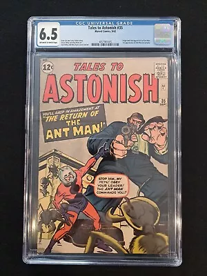 Buy Tales To Astonish 35 CGC 6.5 OWTW Marvel 1962 2nd Ant Man 1st In Costume  • 1,475.56£