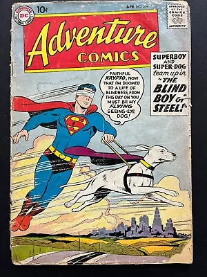Buy ADVENTURE COMICS#259 DC-Lower Grade-SUPERBOY GREEN ARROW AQUAMAN SILVER AGE-1959 • 11.80£