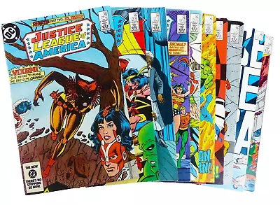 Buy DC JUSTICE LEAGUE OF AMERICA (1985-1987) #234 238-241 256-258 261 Ann 3 VG- VF- • 28.53£