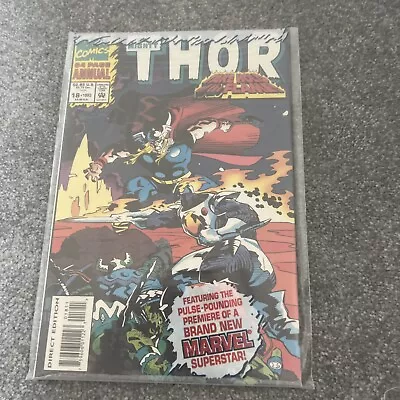 Buy Thor Annual #18  (1993) Polybagged With Trading Card • 11£