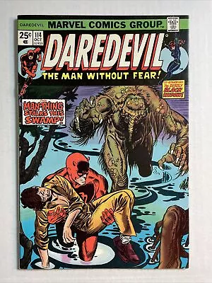 Buy Daredevil 114 NM- 1974 Marvel Comics Man Thing • 116.49£