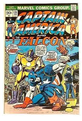 Buy Captain America #170 1974 8.5 VF+ 🔑 1st Moonstone • 20.98£