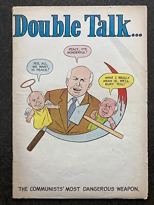 Buy Double Talk #1 1962 Christian Anti-communist Crusade Comic Promo Giveaway Rare • 776.60£