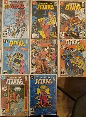 Buy Tales Of The Teen Titans. Comic Bundle. DC Comics Issues 45,46,56,57,59,60,80,81 • 9.99£