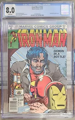 Buy Iron Man #128 Demon In A Bottle! CGC 8.0 Marvel Comics November 1979. • 105.03£