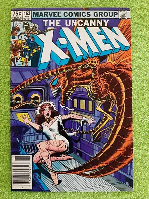 Buy UNCANNY X-MEN #163 VF Newsstand Canadian Price Variant Key 1st Binary : RD5203 • 6.03£