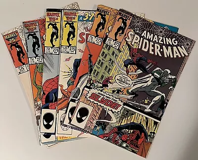 Buy Amazing Spider-Man #272 273 275 276 277 278  (1985/1986) VF Lot • 18.64£