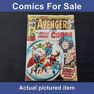 Buy The Avengers UK Weekly #100 Comic Marvel UK 1975 - 100th Issue (LOT#10812) • 3.49£
