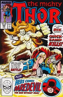 Buy Free P & P; Thor #392, Jun 1988: 1st Appearance Quicksand, Daredevil Guests! • 4.99£