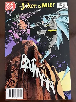 Buy Batman #366 1st Jason Todd Robin The Joker DC Comics 1983 Newstand • 30.25£