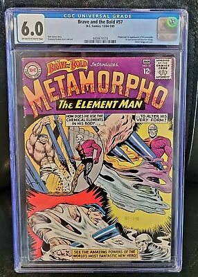 Buy Brave And The Bold #57 (1964) Key 1st Appearance Metamorpho CGC 6.0 • 291.23£