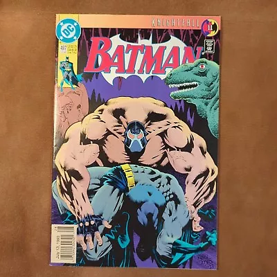 Buy Batman 497 Newsstand Variant  Knightfall Kelley Jones Bane HTF Key Book • 14.75£