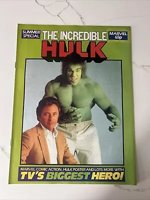 Buy The Incredible Hulk Uk Summer Special 1989 Reprints 340 • 6.98£