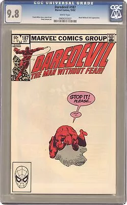 Buy Daredevil #187 CGC 9.8 1982 0968055007 • 85.43£