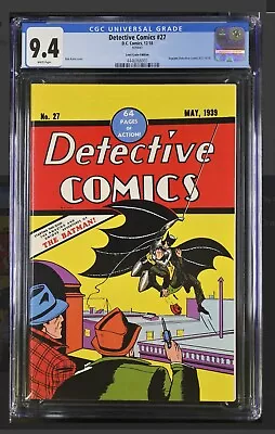 Buy 2018 Dc Batman Detective Comics #27 Cgc Graded 9.4 Comic Book Loot Crate Edition • 135.91£