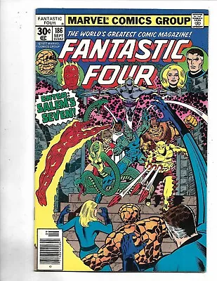 Buy Fantastic Four #186, 1977, VF, 8.0,  Stan Lee Era FF Classic, Bronze Age • 15.56£