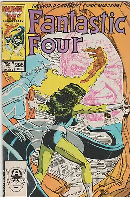 Buy Marvel Comics Fantastic Four #295 1986 1st Print F • 2£