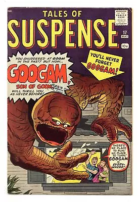 Buy Tales Of Suspense #17 VG/FN 5.0 1961 • 155.32£