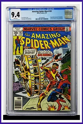 Buy Amazing Spider-Man #183 CGC Graded 9.4 Marvel 1978 Newsstand Edition Comic Book. • 102.51£