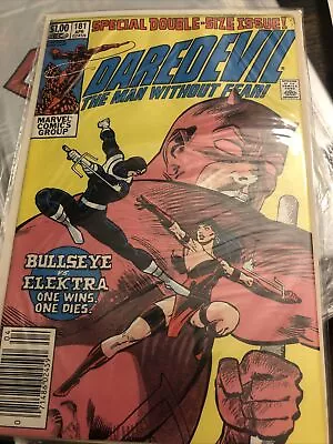 Buy 1982 DAREDEVIL #181 ELEKTRA, KINGPIN & BULLSEYE, Double-size Issue • 14.76£