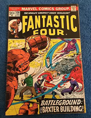 Buy Free P & P; Fantastic Four #130, Jan 1973: 2nd Thundra, Steranko Cover! (KG) • 14.99£