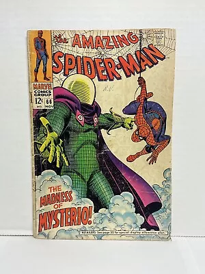 Buy Amazing Spider-Man 66 1966 Mysterio Appearance Key Madness Of Mysterio • 38.79£