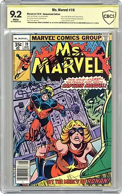 Buy Ms. Marvel #19 CBCS 9.2 Newsstand SS 1978 19-476BAFE-033 • 97.25£